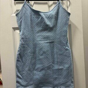 Denim Jean Sequin Dress